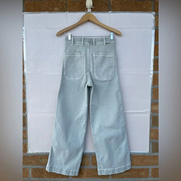 BIMBA Y LOLA CULOTTE - MINT GREEN HIGH RISE JEANS size 36/6 - Picture 10 of 16